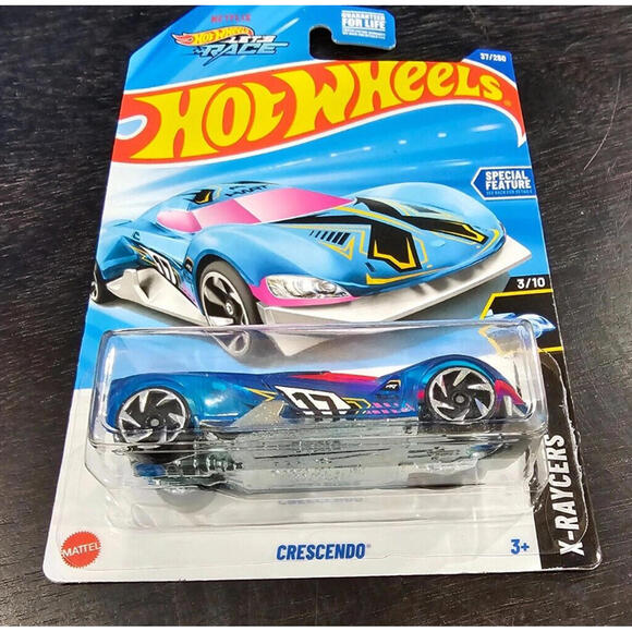 2025 HOT WHEELS BLUE CRESCENDO 3/10 HW X-RAYCERS 37/250 HYW89 - Picture 4 of 6